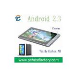 7 inch android 2.3 tablet pc