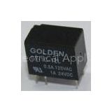 1A Subminiature Low Power Electromagnetic DC Power Relay 12V Black