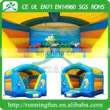 Indoor Mini Inflatable Seaworld Bouncy House With Roof thumbnail-1