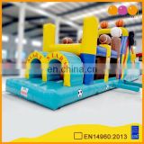AOQI products 0.55mm PVC popular sport balls theme inflatable obstacle AQ1477