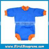 Happiness Clothing In Navy Blue Neoprene Kids Wholesale Swim Wraps thumbnail-2