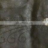 Black Colour Lycra (Stretchable) With Printed Satin & Net / Latest Fashionable Diamond Stone Work Stylish Burkha (dubai Abaya) thumbnail-6