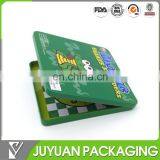 Fancy Printed Square Chess Game Gift Packaging Tin Box for Kids