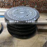 Customized Ductile Cast Iron Concrete Round Manhole Cover With Frames thumbnail-2