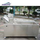 Fully Automatic Continuously Leafy Vegetable Fruit Lettuce Cabbage Bubble Washing Cleaning Machine With Ozone thumbnail-5