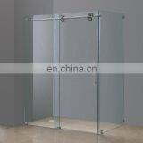 Frosted Glass Screen Tempered Glass Shower Doors for Bathrooms Silding Glass Shower Door thumbnail-3