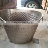 Large Iron Ice Buckets in Tubs Shape