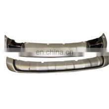 Front ABS Chrome Rear Bumper Guard Protector Skid Plate for Kia Sportage R 2010 2011 2012 2013 2014
