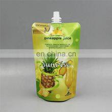 Flexible Packaging For Juice Spout Bag Beverages Stand Up Pouch