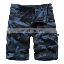 New Fashion Factory Price High Quality Blank Cotton Drawstring Waist Men's 4 Cargo Pocket Shorts thumbnail-5