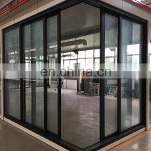 AS2047 CE Standard Stacker Sliding Door Factory Power Coated Fire Rated Double Tempered Insulated Glass Aluminum Sliding Window thumbnail-3