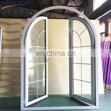 Arched Top Hinges/Casement/Swing Door With Grid Design