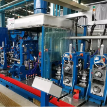 High Frequency Longitudinal Seam Galvanized Steel Tube Manufacturing Line thumbnail-2