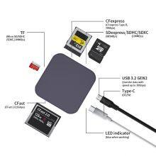 6-in-1 High-speed Card Reader Supports SD/TF/CFexpress/CFast SATA Cards thumbnail-3