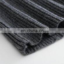 Ladies Pure Cashmere Pullover Spring Half-Sleeve Slim Fit Rib Knitted Polo Neck Sweater Turn-Down Collar Button Casual thumbnail-5