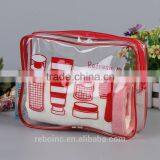 Reboinc-X7 Printed Clear Pvc Cosmetic Bag for Travel Set Piping Pvc Vinyl Cosmetic Bag Travel Kit thumbnail-5