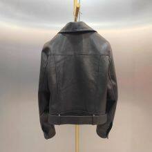 Korean Style Sweet and Cool Leather Jacket, Women's Clothing for Spring and Autumn, Winter, Niche Design, Fashionable and Slimming Jacket thumbnail-2