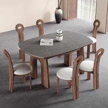 Folding Solid Wood Dining Table thumbnail-3