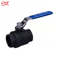 2-Piece Ball Valve 2in Full Port NPT Thread Carbon Steel WCB ANSI API 1000WOG Lock Handle Shut-Off Locking Type thumbnail-1