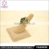 2015 Yiwu New Products Gold Plated Ring With Emerold Horse-eyed Imitation Jade thumbnail-2