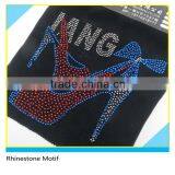 Hot Fix Applique Motif Customize Size Glass Crystal Cute Dog Design For Bags thumbnail-5