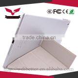 For IPad Air2 Slim Clear Transparent Magnetic Leather Smart Cover Hard Back Case thumbnail-4