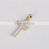 Fashion Wedding 925 Pure Silver Cross Pendant Religious Jewelry thumbnail-3