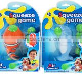 Air powered pop out animal toy ,Pop out squeeze game toy ,shooting game toy