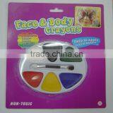 6 Colors Football Fans Face Paint With Brush thumbnail-1