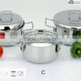 304 Stainless Steel Casserole With SS Lid for Induction