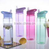 FDA, BPA FREE, LFGB, SGS 2015 Plastic BPA Free Tritan Sport Water Bottle Wholesale 750ml High Quality thumbnail-1