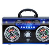 Colorful Dongguan AM FM SW Wooden Portable 3.5 Inch Subwoofer Speaker