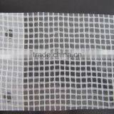 white color clear pe tarpaulin with mesh woven wire tarp for construction scaffolding sheet cover