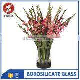 Thick Transparent Borosilicate Glass Vase thumbnail-2