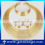 Wholesale african fashion indian gold plated costume jewelry set                        
                                                Quality Choice