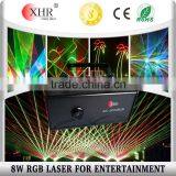 8w Full Color 8000mw RGB Night Club Dancing Laser Lighting Outdoor Logo Projector