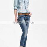 Fake Two pc One-piece Women Clothing Oem Customized Jeans Wholesale China thumbnail-4