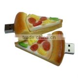 Customized pizza soft pvc usb stick cover,creative food pattern usb cover