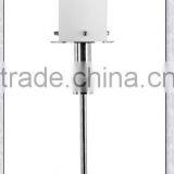 UL Approved Hotel Room Chrome Finish and Frosted Glass Hotel Table Lamp With Outlet And On/Off Base Switch XC-H019 thumbnail-1