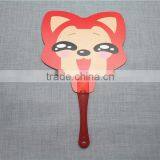 2016 Hot Selling pp Animal Print Hand Fan Small Hand Fan Advertising Fan for Children