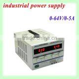 0-64V 0-5A Low Ripple and Noise Continuously Adjustable Linear DC Voltage Regulator Power Supply With High Stability