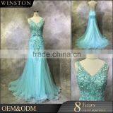 Guangzhou Factory Real Sample Latest Strapless Long Prom Dress thumbnail-1