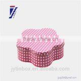 Beautiful Large Flower Shape Biscuit Tin