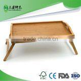 Bamboo Folding Breakfast Tray Bed Serving Tray thumbnail-1