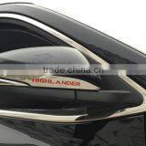 1Pair Car Rearview Mirror Decorative Sequins Trim Exterior Accessories For Toyota Highlander 2014 2015 thumbnail-6