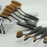 Hottest 9pcs Toothbrush Shape Face Founadtion Brush Set