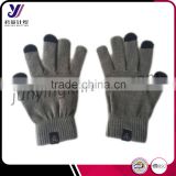 2016 Fashion winter finger cheap woolen felt gloves factory wholesale sales (accept the design draft)