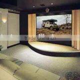 Curved Frame Projector Screen/ Transparent Front Projection Movie Theater Screen