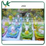 Easter Day Bonus Painted Easter Water Glass Ball inside Painted Animals For Decoration
