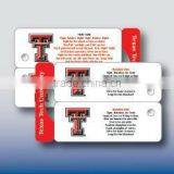 Composite Laminated Plastic (PLASTIC) Key Tag (2 up Long) thumbnail-1